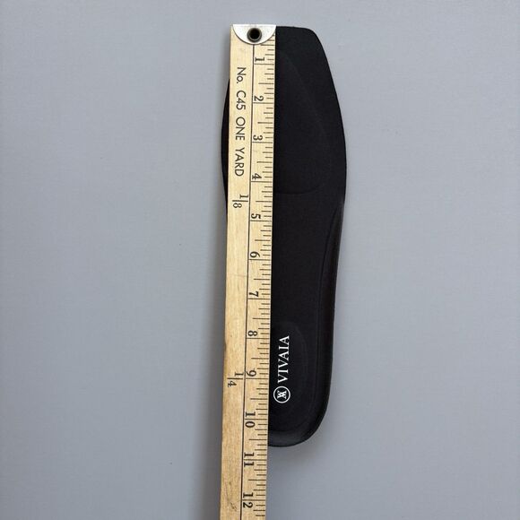 VIVAIA Black Margot 2.0 Square Toe Shoes V Cut Flats Women's EUR 42 / US 10.5 - Picture 10 of 11